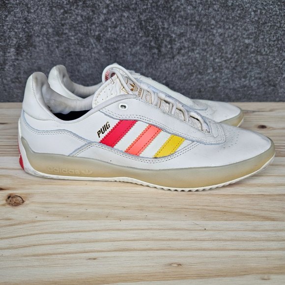 Adidas Puig Shoe in Cream, Yellow, Orange and Vivid Red - Picture 1 of 15